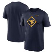 West Virginia Nike Dri-Fit Legend Baseball Icon Tee